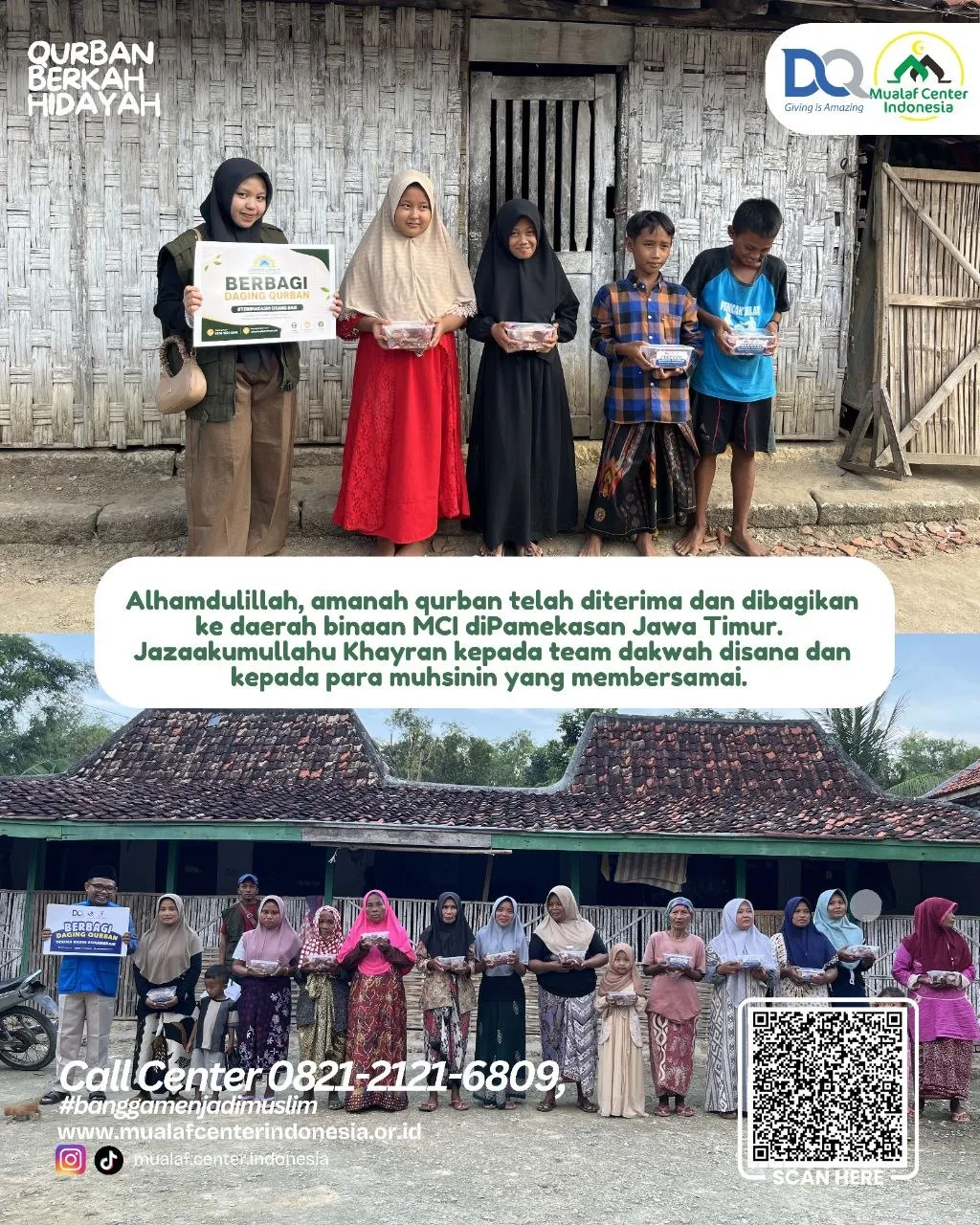 Foto penyerahan qurban 2