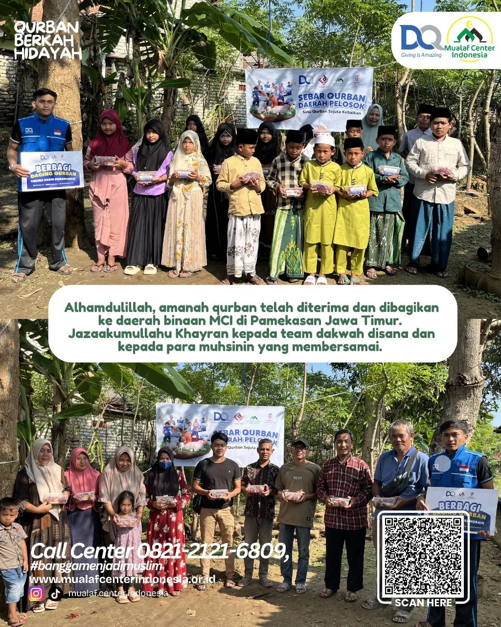 Foto penyerahan qurban 4